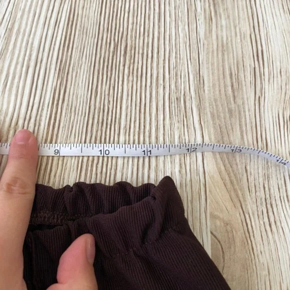 Women’s high rise brown straight leg pants size small - Picture 4 of 5